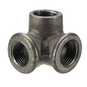 Fittings,Malleable,Black,Elbow,Female,Connector"