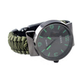 IPRee,Survival,Compasss,Bracelet,Watch,Emergency,Nylon,Paracord,Wristband