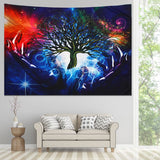 Psychedelic,Tapestry,Print,Hanging,Blanket,Decor,Bedspread