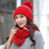 Women's,Winter,Striped,Beanie,Cycling,Windproof,Earmuffs