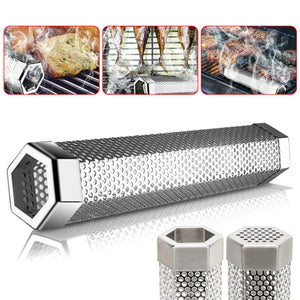 Stainless,Steel,Smoker,Pellet,Smoke,Charcoal,Grill,Tools,Outdoor,Camping,Cookware"