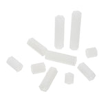 Suleve,M4NH3,110Pcs,White,Nylon,Column,Standoff,Spacer,Assortment