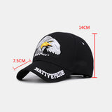 Unisex,Outdoor,Baseball,Eagle,Embroidery,Cotton,Breathable,Visor