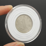 20pcs,Transparent,Round,Holder,Portable,Coins,Storage,Container,Display