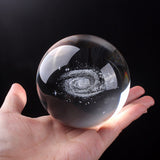 Laser,Carving,Galaxy,Crystal,Miniature,Model,Crystal,Craft,Decorations,Glass,Decoration