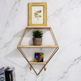 Metal,Shelf,Mounted,Storage,Hanging,basket,Shelf,Bedroom,Decoration