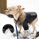 Nsmsan,Collar,Leather,Coats,Waterproof,Winter,Coats,Puppy,Weather,Clothes