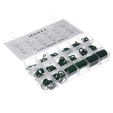 Suleve,MXRW5,225Pcs,Green,Conditioning,Rubber,Washer,Gasket,Metric,Assortment,Plumbing,Waterproof