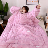 Winter,Quilt,Sleeves,Thickened,Blankets,Washed,Quilt,120cm,x160cm