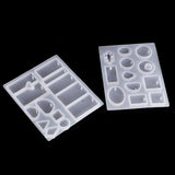 Crystal,Epoxy,Resin,Silicone,Pendant,Casting,Mould,Transparent,Jewelry,Making,Crafting,Decor