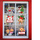 Miico,SK9108,Christmas,Sticker,Window,Cartoon,Penguin,Pattern,Stickers,Removable,Decoration