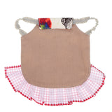 Chicken,Figure,Saddle,Apron,Feather,Cotton,Jacket,Protection,Aprons