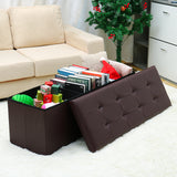 Multifunctional,Storage,Stool,Leather,Ottoman,Bench,Footrest,Footstool,Square,Chair,Office,Furniture