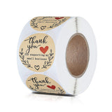 Thank,Round,Sticker,Wedding,Flower,Label