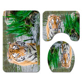 Honana,Bathroom,Waterproof,Shower,Curtain,Animal,Tiger,Pattern,Toilet,Cover,Pedestal,Bathroom,Decor