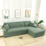 Green,Stretch,Elastic,Cover,Solid,Slipcover,Washable,Couch,Furniture,Protector,Living