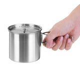 500ml,Stainless,Steel,Cooking,Foldable,Portable,Camping,Picnic,Cooking