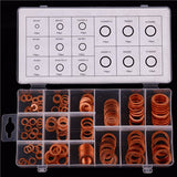 150Pcs,Solid,Copper,Washers,Assorted,Washer,Plastic,Sizes