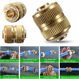 3.5cm,Adapter,Brass,Coupling,Quick,Fittings,Coupler