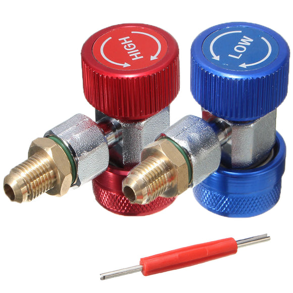 Adapter,R134A,Quick,Coupler,Manifold,Extractor,Valve