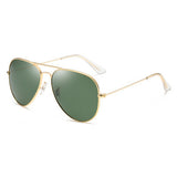 Men's,Metal,Large,Frame,Sunglasses,Mirror,Driver,Polarized,Sunglasses