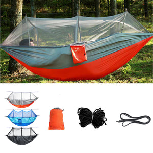 Outdoor,Double,People,Hammock,Camping,Hanging,Swing,Mosquito