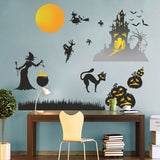 Miico,FX6312,Halloween,Sticker,Sticker,Living,Window,Witch