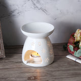 Ceramic,Burner,Hollow,Burner,Aromatherapy,Light,Candle,Holder