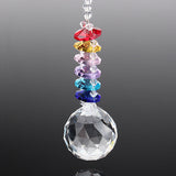 Rainbow,Pendant,Suncatcher,Crystal,Clear,Pendulum,Prisms,Decorations