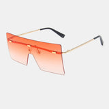 Women,Frameless,Square,Shape,Fashion,Personality,Protection,Sunglasses