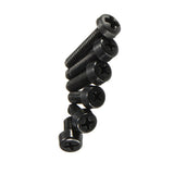 Black,Nylon,Screws,Phillips,Plastic,Round,Screw