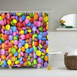 Dazzling,Design,Colorful,Pattern,Bathroom,Waterproof,Polyester,Fabric,Shower,Curtain