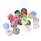 Clear,Plastic,Bobbins,20pcs,Sewing,Machine,Spools,Thread,Storage