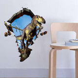 Miico,Creative,Dinosaur,Broken,Removable,Decorative,Decor,Sticker