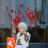 Halloween,Blood,Handprint,Glass,Window,Sticker,Removable,Stickers,Living,Classroom,Decorations