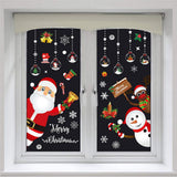 Christmas,Static,Sticker,Santa,Window,Removable,Stickers,Decals,Party,Glass,Decor