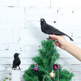 Raven,Halloween,Party,Decorations,Stuffed,Feather,Blackbird,Decor