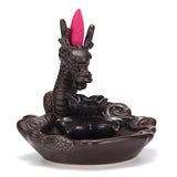 Dragon,Ceramic,Incense,Burner,Ceremony,10pcs,Cones