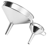 Stainless,Steel,Mouth,Liquid,Water,Funnel,Kitchen,Filter