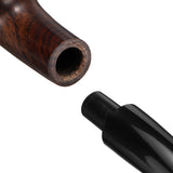 Ebony,Wooden,Handle,Curved,Pipes