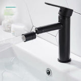 Stainless,Steel,Black,Bathroom,Basin,Faucet,Mixer,Vanity,Water,Universal,Spout,Rotated