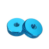 Suleve,M3AN11,10Pcs,Manual,Knurled,Thumb,Screw,Spacer,Washer,Aluminum,Alloy,Multicolor