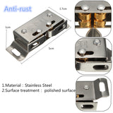 Stainless,Steel,Catch,Stopper,Cupboard,Cabinet,Kitchen,Latch,Hardware