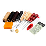 14Pcs,Leather,Craft,Stitching,Sewing,Thread,Waxed,Thimble,Tools