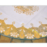 Tablecloth,Bronzing,Waterproof,Circular,Plastic