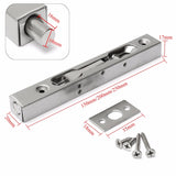 Slide,Stainless,Steel,Flush,Latch,Security,Guard