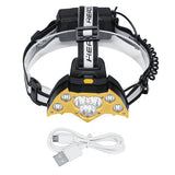 Elfeland,Headlamp,18650,Battery,Fishing,Flashlight,Camping,Hunting,Cycling,Bicycle