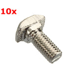 Suleve,M5T20,10Pcs,Carbon,Steel,European,Standard,Screws