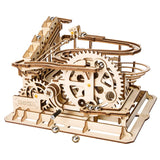 Wooden,Marble,Handcrank,Waterwheel,Magic,Crush,Puzzle,Model,Building,Mechanical,Model