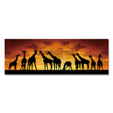 10672,Single,Spray,Paintings,Giraffe,Sunrise,Landscape,Decoration,Paintings